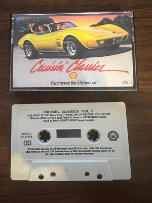 Cruisin Classics Cassette Yellow Corvette Vol. 5 Vintage Nostalgia Shell - Image 1 of 3