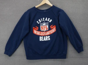 Vintage Champion Chicago Bears Sweatshirt Pullover Blue Size XL - Picture 1 of 7