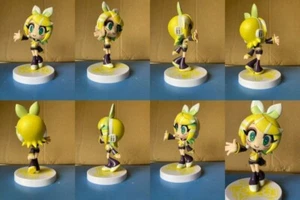 FuRyu Hatsune Miku TOONIZE Kagamine Rin Dibujos animados versión en color, artículo sin abrir, figura - Imagen 1 de 9