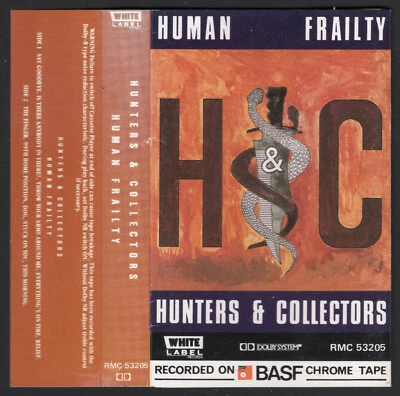 1986 MUSIC CASSETTE TAPE - HUMAN FRAILTY [HUNTERS & COLLECTORS] AUSTRALIAN BAND - Image 1 of 4