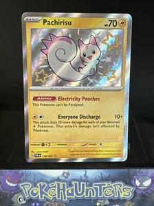 Pokemon Karte Pachirisu 138/091 Paldean Fates Shiny Holo Rare NM - Bild 1 von 2