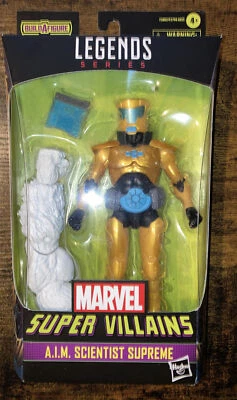 Figura Hasbro Marvel Legends Super Villanos 6 pulgadas - AIM Scientist Supreme BAF Foto 1 de 4