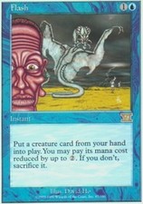 Flash ~ Lightly Played 6th Edition Sixth MTG Magic UltimateMTG Blue Card