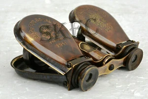 Handmade Antique Brass Binocular 1941 Maritime Nautical Monocular Telescope Gift - Picture 1 of 6