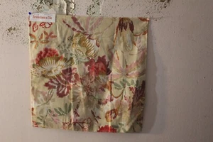 Brunschwig & Fils, Edenwood, Handblocked Floral, 17.50" W X 17.50" L, Red/Yellow - Picture 1 of 1