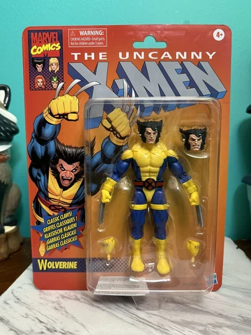 MARVEL LEGENDS X-MEN RETRO VINTAGE STYLE: WOLVERINE (BLUE & YELLOW) Cover