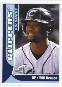 2022 Columbus Clippers (Triple A-Cleveland Guardians) Will Benson
