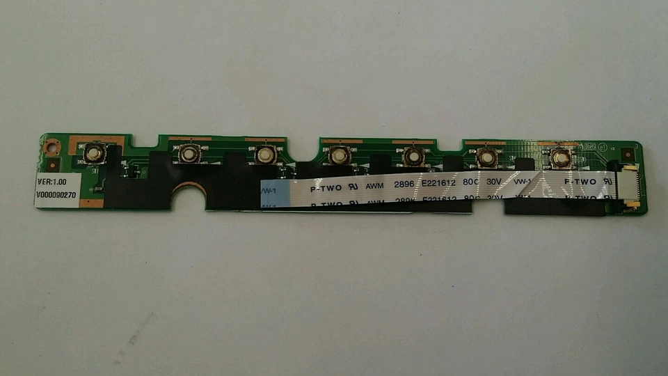 Placa de botón de encendido Toshiba Satellite serie M205 con cable V000090270 Foto 1 de 1