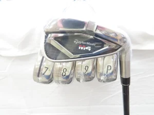 New RH Taylormade 6-PW M4 Iron Set Atmos Regular Flex Graphite Shafts - Picture 1 of 9
