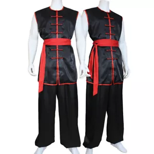 Sleeveless Martial Arts Uniform Kung Fu Tai Chi Suit Taichi Wushu Nanquan Suit - Picture 1 of 7