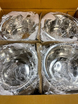 144-STAINLESS STEEL Standard Pet Dog Puppy Cat, Art, Soup, Food Water Bowls 16oz - Image 1 of 4