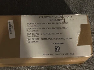 Dell PowerEdge 1U Server ReadyRails Sliding Rails Kit P/N 08N0JT A12 - Picture 1 of 2