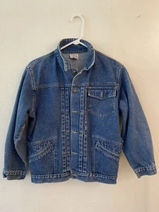 Talbots Kids Jean Jacket Pockets Size L blue - Picture 1 of 4