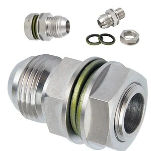 Adaptador de enchufe de retorno/drenaje de cárter de aceite turbo 10AN sin soldadura acero l- Newky - Imagen 1 de 10