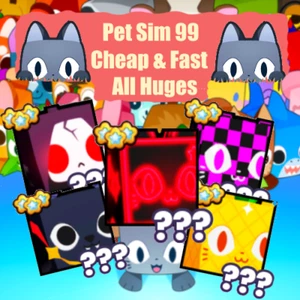 🐶ALL HUGES🐶 Pet Simulator 99 CHEAPEST Huges - Gems - Pets - Eggs - Photo 1/215