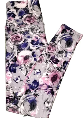 Talla Única XS S M Preciosas Leggings Rosa Gris Púrpura Yoga Cintura NUEVO Foto 1 de 4