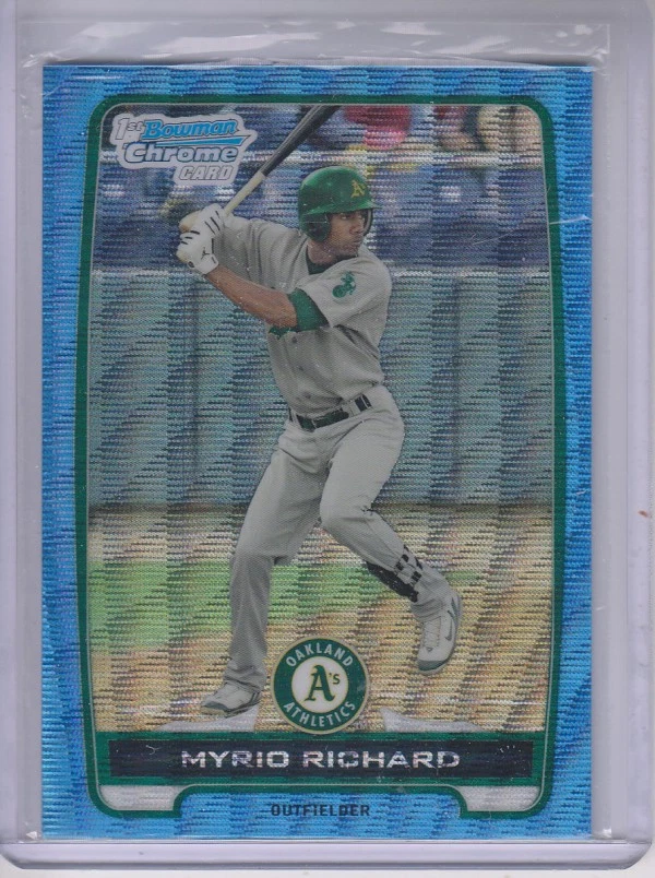 2012 Bowman Chrome Prospects Baseball Blue Wave Refractor Singles - You Choose - Image 1 of 1