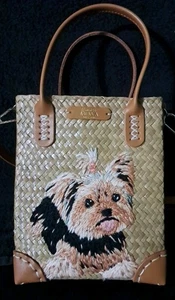 EXQUISITE ARAYA HANDCRAFTED HAND WOVEN /EMBROIDERED DOG CROSSBODY/HANDBAG - Picture 1 of 11