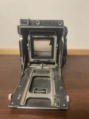 Graflex Crown Graphic  LLarge Format Film Camera -- For Parts - Image 1 of 4
