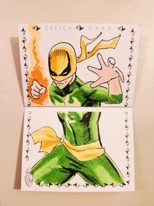 Marvel Iron Fist SUPER RARE Premiere Sketch Booklet 1/1 Upper Deck SUPER! - Bild 1 von 3