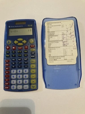 Texas Instruments TI-15 Scientific Calculator - Tested And Works - Image 1 of 4
