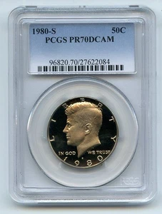 1980 S 50C Kennedy Half Dollar Proof PCGS PR70DCAM - Picture 1 of 1