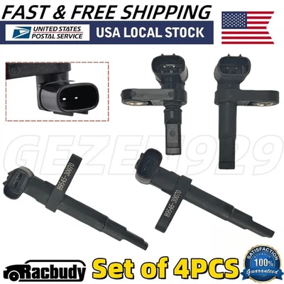 4* Sensores de velocidad ABS delanteros y traseros derecho e izquierdo para Lexus IS250 IS350 GS350 LS600H Foto 1 de 4