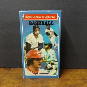 Super Stars of Sports Baseball VHS Original Film Highlights MLB - Imagen 1 de 5