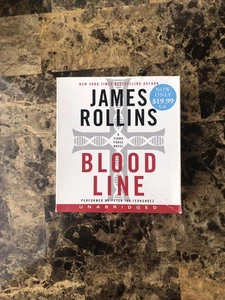 Bloodline: A Sigma Force Novel Unabridged 2012 James Rollins Audiobook 13 CDs - Foto 1 di 9