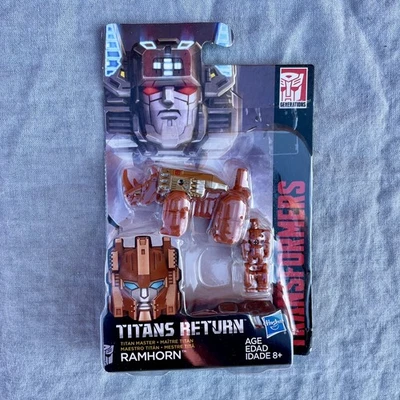 Figura de acción Transformers Generations Titans Return Ramhorn NUEVA SELLADA Foto 1 de 2