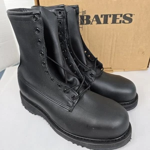 Bates Blk Tactical Herren Größe 9,5 W Durashock Stahlkappe Lederstiefel ASTM F2413-11 - Bild 1 von 11
