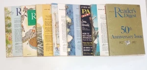 Vintage Reader's Digest Magazine Lot of 8 Mixed Month's and Year's - Picture 1 of 10
