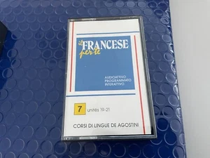 DE AGOSTINI AUDIOCASSETTA N 7 FRANCESE PER TE NUOVA MAI ASCOLTATA - Picture 1 of 1