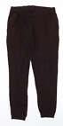Pantalon de jogger homme en polyester marron paon taille 16 L23 en ordinaire