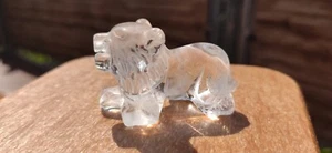 Edelstein Figur Bergkristall Löwe Sammlungsauflösung - Bild 1 von 4