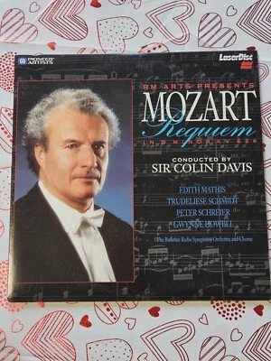 MOZART REQUIEM Sir Colin DAVIS Bavarian Radio Symphony Orchestra Laserdisc LD  - Image 1 of 3