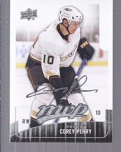 2009-10 Upper Deck MVP Anaheim Ducks Hockey Card #289 Corey Perry