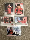 2022 Formula 1 Racing, Flagship Charles Leclerc X5 Cards - Chequered Flag X4
