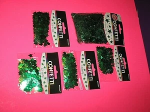 Amscan Green Stars Konfetti (5 Packungen) Saint Patricks - Bild 1 von 4