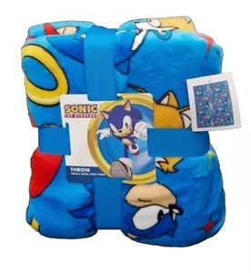 Sonic The Hedgehog Acogedor, Cálido, Suave Fleece Throw 120x150cm De Primark - Imagen 1 de 4