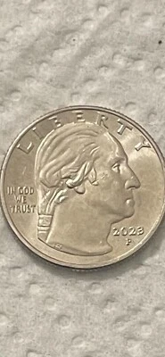 Rare 2023 P Washington Quarter Error Coin " Minted " In Cod We Trust" - Image 1 of 4