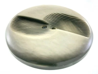 Vintage Molded Plastic Garment Button Size 1.75in Design Pattern 933A - Image 1 of 4