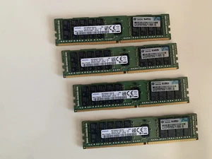 128GB Samsung Speicher 4x 32GB DDR4 2Rx4 PC4-2400T ECC RDIMM - Bild 1 von 4