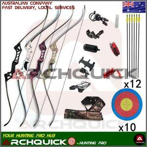 Recurve Bow Q103 Hunting Takedown Target shooting Archery Pro Kit Free shipping