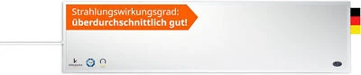 Könighaus Infrarotheizung - P-Serie - 120x30 cm - Wandmontage - Elektroheizung