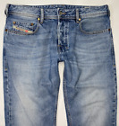 Mens DIESEL Zatiny Jeans W33 L32 Blue Bootcut Wash 0088Z ????