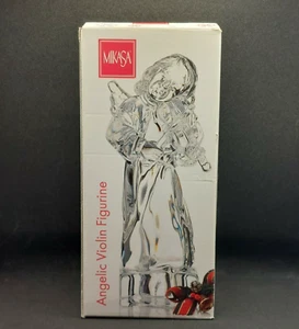 Mikasa - Herald Collection Angelic Violin Angel Heavy Crystal Figurine NIB - Foto 1 di 6