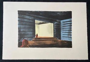 Thomas Huber, Vorbereitung, Farblithographie, 1992, handsigniert und datiert - Picture 1 of 1