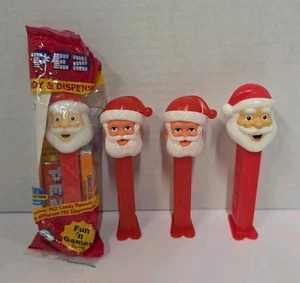 PEZ Dispenser Santa Christmas Slovenia 1980 Lot Of 4 One 2002 New In Package - Picture 1 of 11