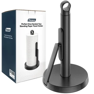 Heavy-Duty Stainless Steel Paper Towel Holder with Tension Arm – Easy One-Han... - Bild 1 von 9